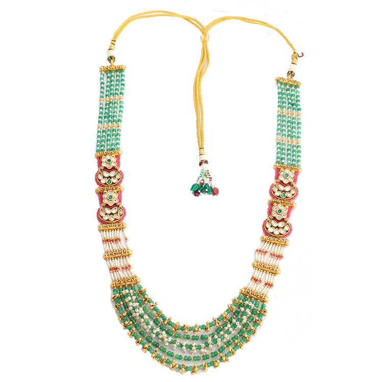 2grm Gold-Plated Semi-Precious Necklace Set