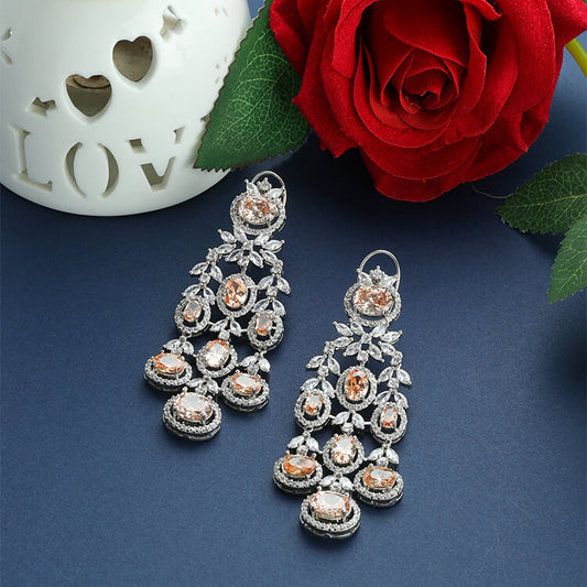 Sparkling American Diamond Earrings