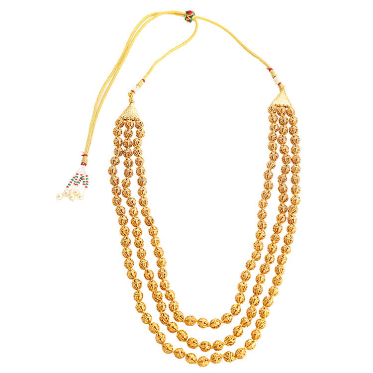 24 Karat Gold Plated Mala Set