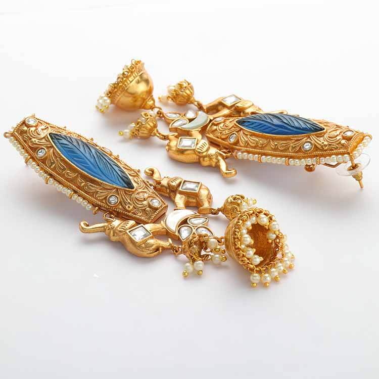 Amrapali 24-Karat Gold Earrings: A Timeless Statement of Elegance