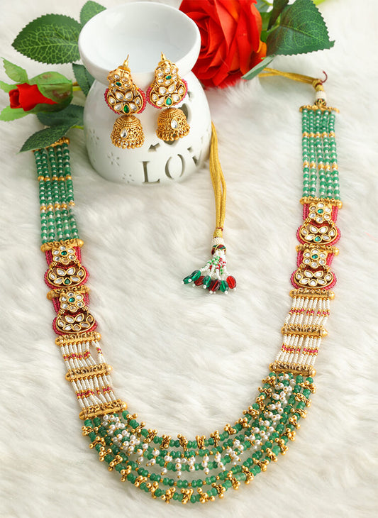 2grm Gold-Plated Semi-Precious Necklace Set