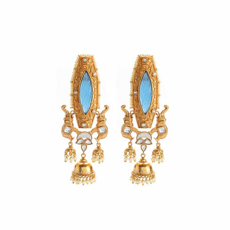 Amrapali 24-Karat Gold Earrings: A Timeless Statement of Elegance